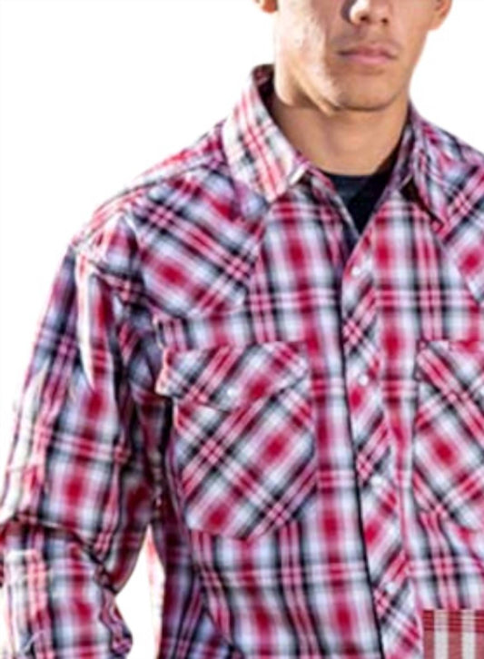 Wyoming Traders - Long Sleeve Plaid Western Shirt