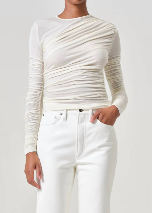 Agolde - Tania Twist Long Sleeve Top