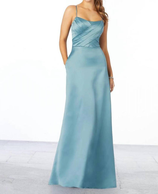 Morilee - Satin A-line Bridesmaid Dress