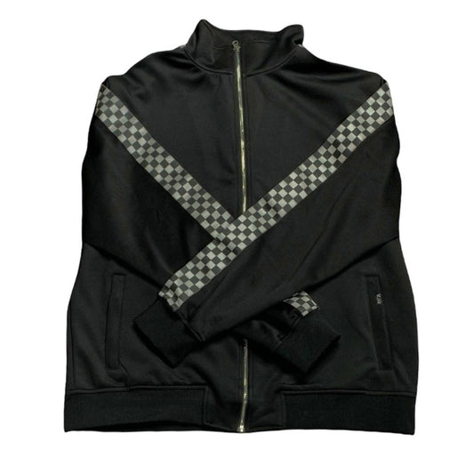 Eternity Bc / Ad - Men's Zip Up Track Checkered Jacket