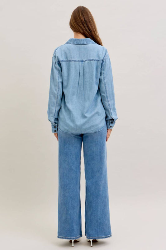 Judy Blue - Denim Shirt With Western Styling