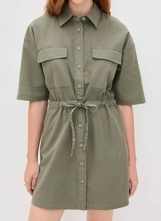 Faherty - Utility Twill Mini Shirtdress