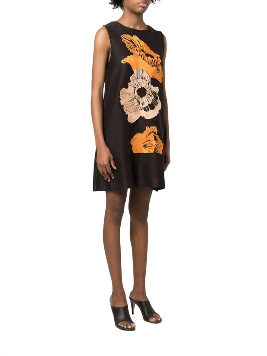 Salvatore Ferragamo - Women's Embroidered-floral Detail Dress