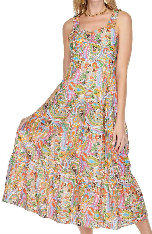 Jade - Bustier Tiered Maxi Dress