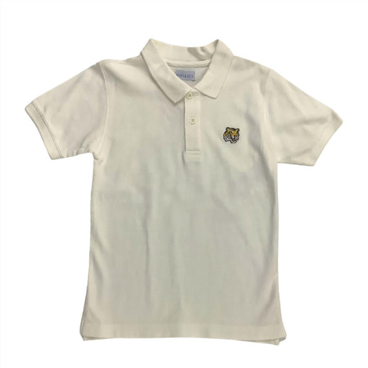 Vive La Fete - Boys' LSU Collegiate Hand Embroidered Polo