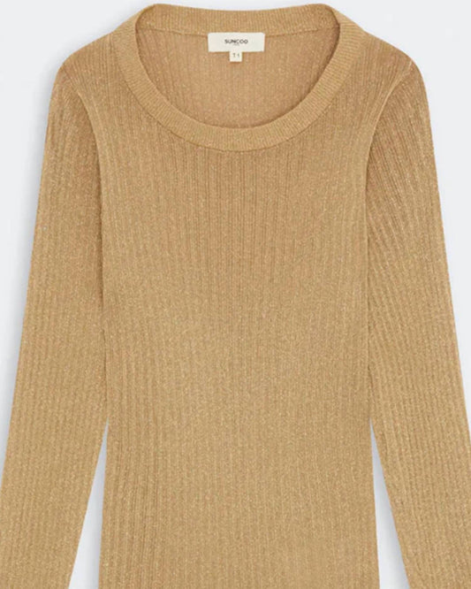 Suncoo - Women's Scalloped Edges Sweater