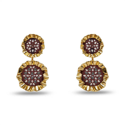 Lele Sadoughi - Women's Sunflower Drop Earrings