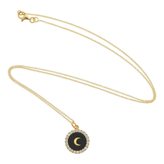 Eye M - Women's Moon Crystal Necklace