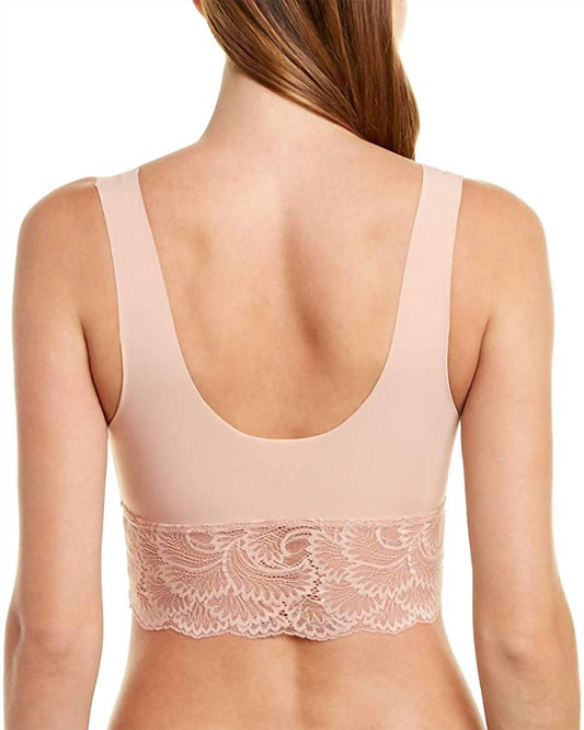 Commando - Sexy and Smooth Lace Trim Longline Bralette
