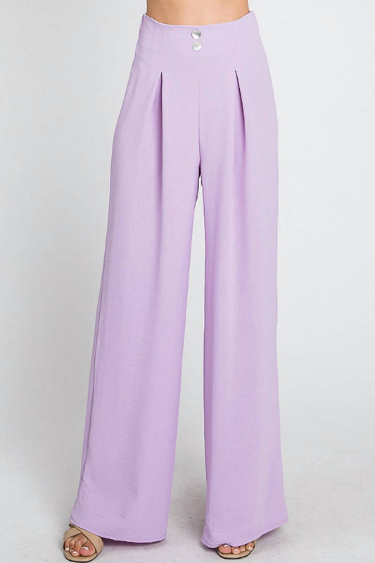 Geegee - Pullover Wide-leg Pants