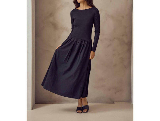 Lalavon - Balletcore Drop Waist Maxi Dress