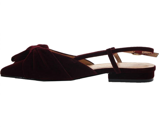 Chinese Laundry - Women's Harmony Velvet Ankle Strap Flat