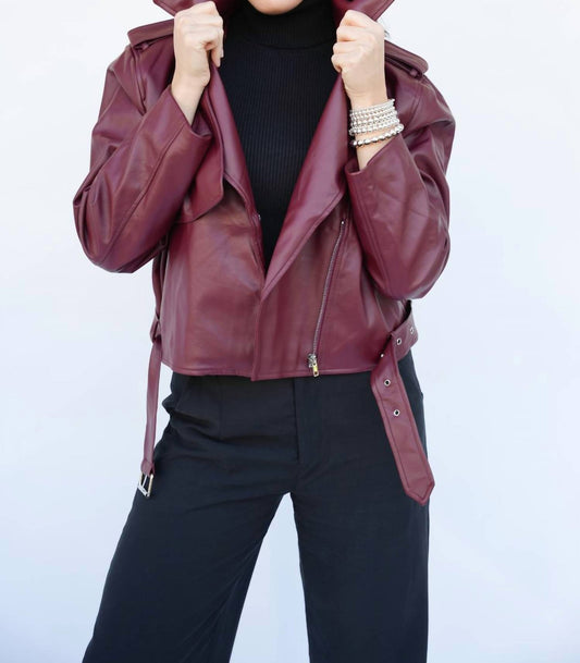 Falcon Park - Cayli Leather Jacket