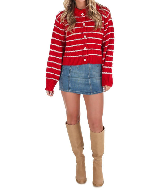 Zenana - All to Yourself Stripe Cardigan