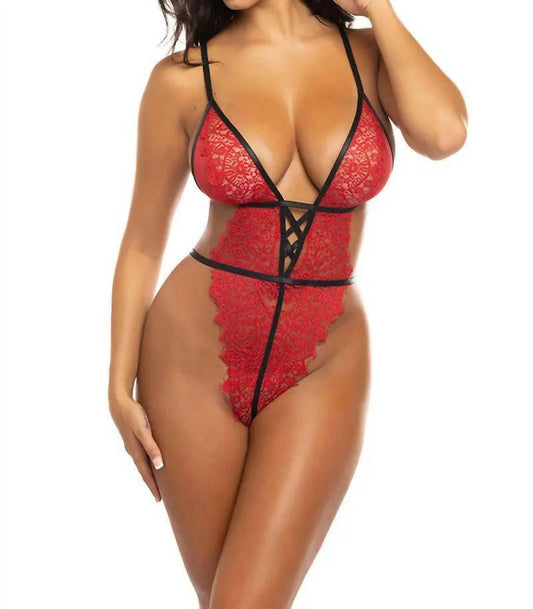 Oh La La Cheri - Marley Eyelash Lace Teddy