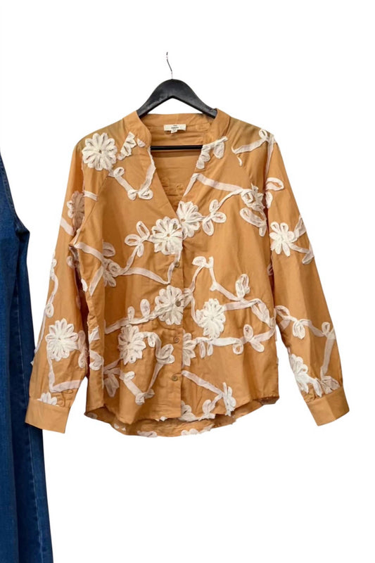 Entrousa - Women's Floral Button Up Long Sleeve