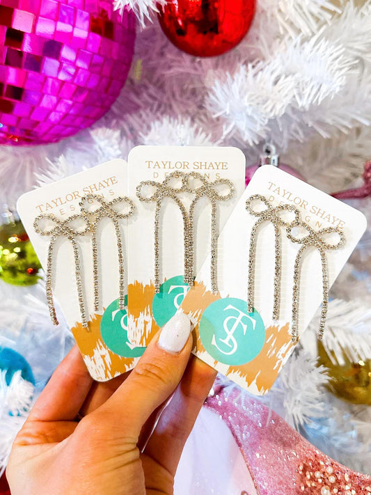 Taylor Shaye - Women's Lina Bow Drop Earrings