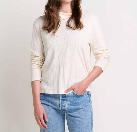 Toad&Co - Foothills Pointelle Long Sleeve Turtleneck