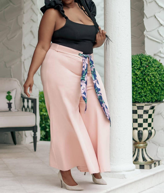 Adriana Contreras - Woven Wide Leg Pant - Plus