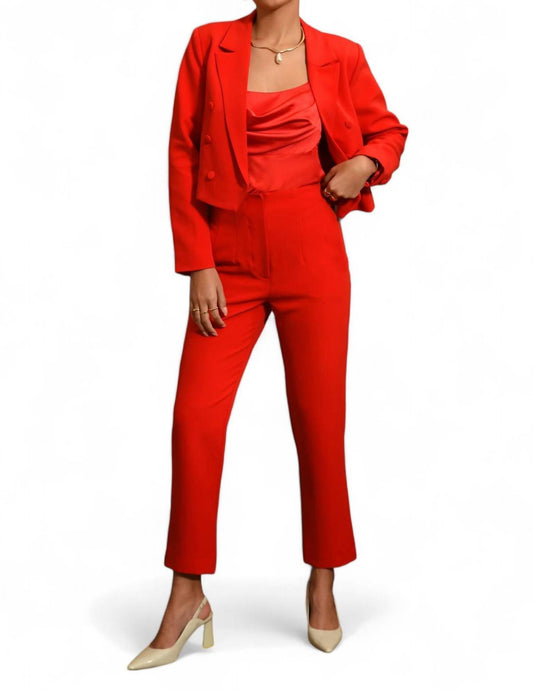 Adelyn Rae - Gretchen High Waist Slim Fit Trousers