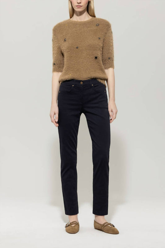 Luisa Cerano - High-stretch Color Denim Jean