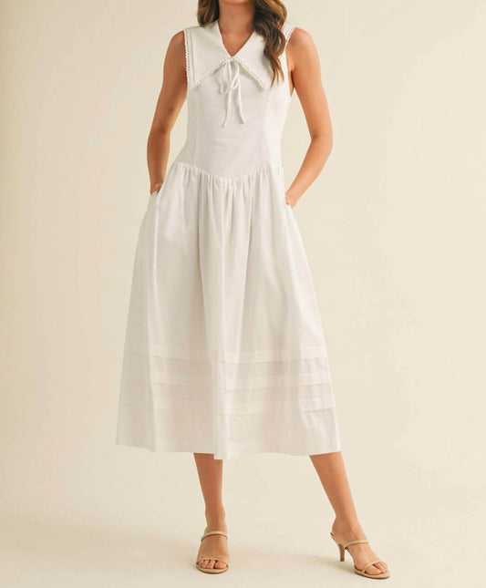 &Merci - American Honey Doll Collar Midi Dress - Snagged & Bagged