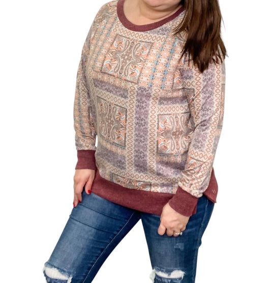 Honeyme - Paisley Weekender Top