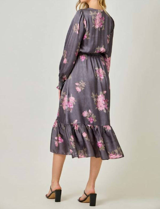 Mystree - Floral Midi Dress