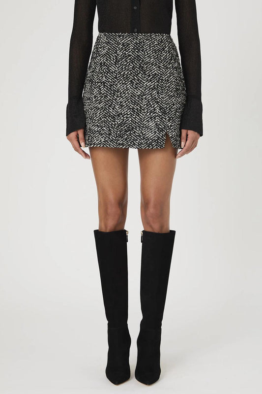 French Connection - Chantelle Herringbone Mini Skirt