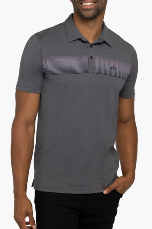Travismathew - Horchata Stripe Piqué Polo