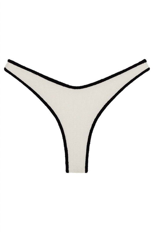 Montce - Terry Rib Thong Bikini Bottom