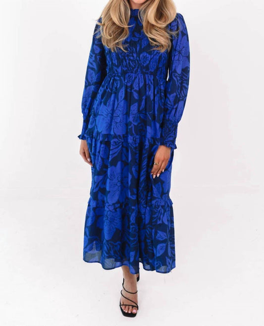J.Marie - Stevie Ruched Long Sleeve Midi Dress