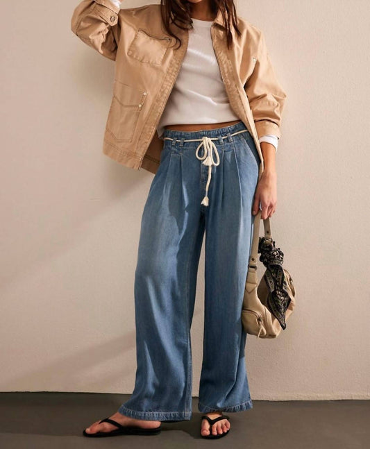 Free People - Dakota Cinched Pull On Jeans