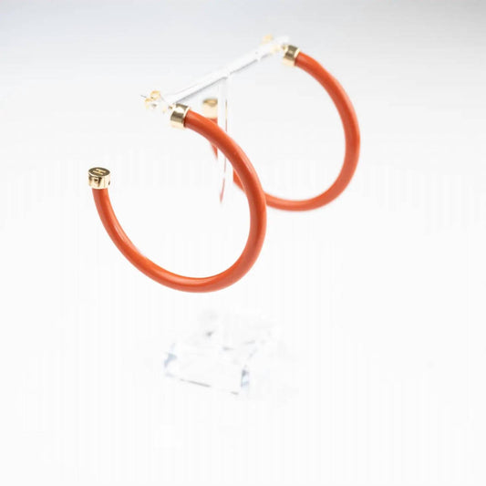 Hoo Hoops - Women's Acrylic Hoop Earrings