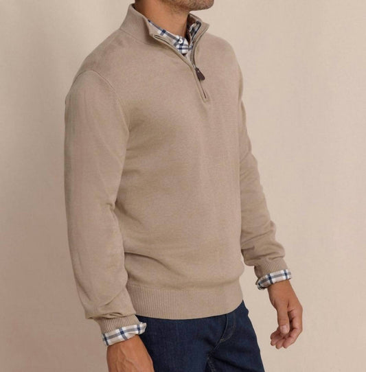 Southern Tide - Whitehaven Quarter Zip Sweater
