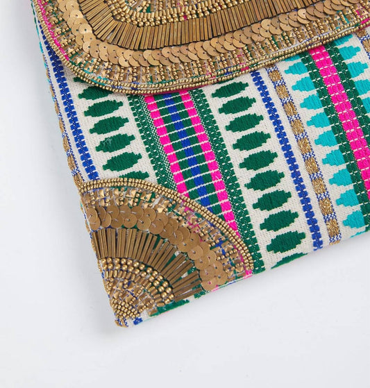 MAHARANI HANDMADE CLUTCH CROSS-BODY BAG