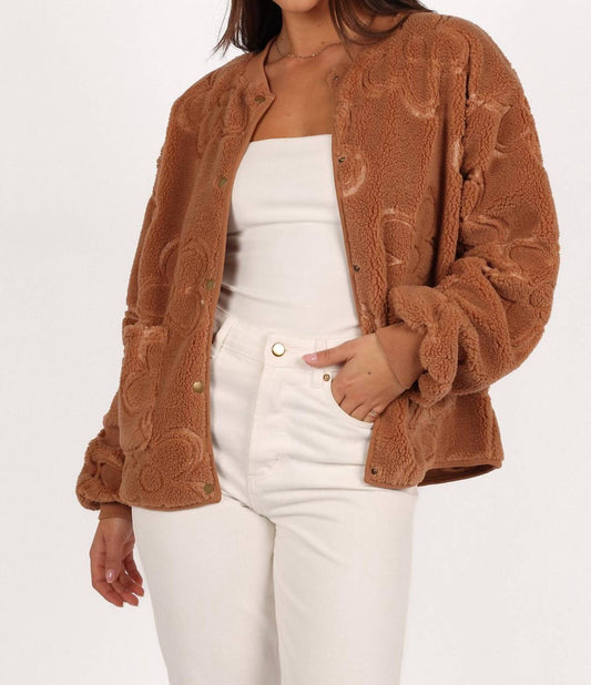 By Together - Flower Pattern Button Down Jacket