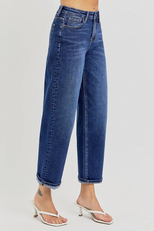 Risen - Jolene High Rise Boyfriend Tapered Jeans