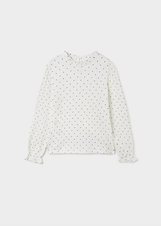 Mayoral - Girls Star Printed Blouse
