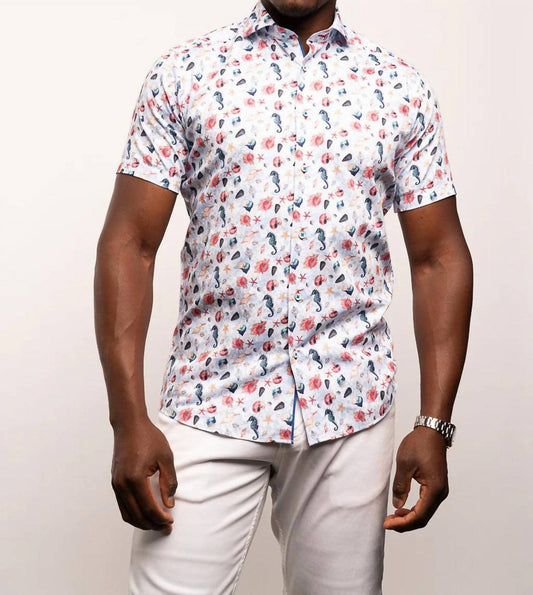 7 Downie St. - Seashell Short Sleeve Shirt