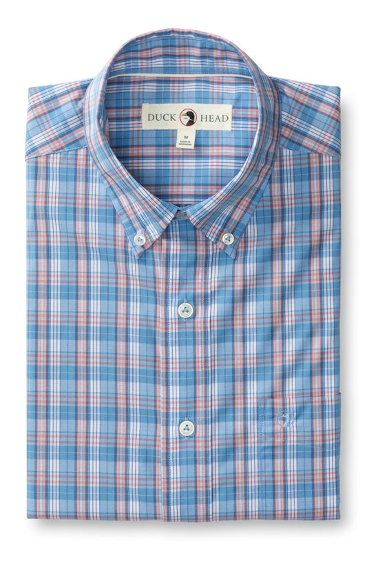 Duck Head - Performance Poplin Marcus Plaid Sport Shirt