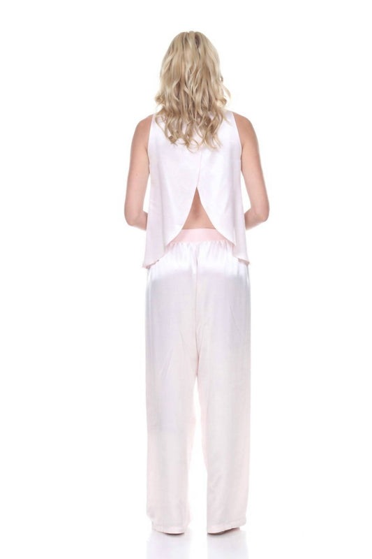 Cece Satin Cami With Open Back