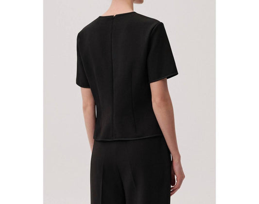 Exquise - Dove Short Sleeve Blouse