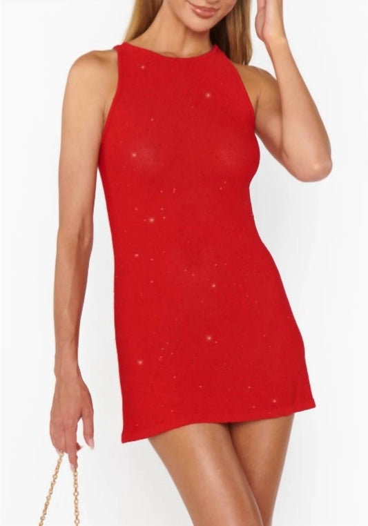 Show Me Your Mumu - Miche Mini Red Sequin Dress