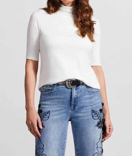 Tribal - French Terry Elbow Sleeve Top