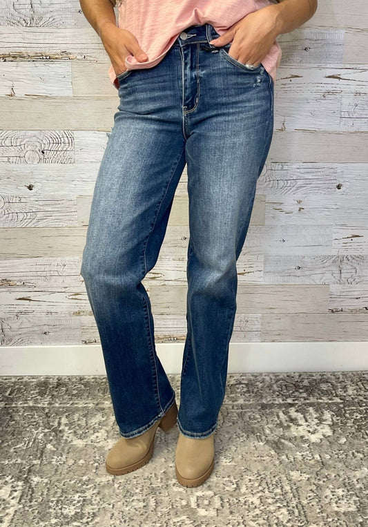 Judy Blue - Women's High Rise 90s Straight Leg Jean