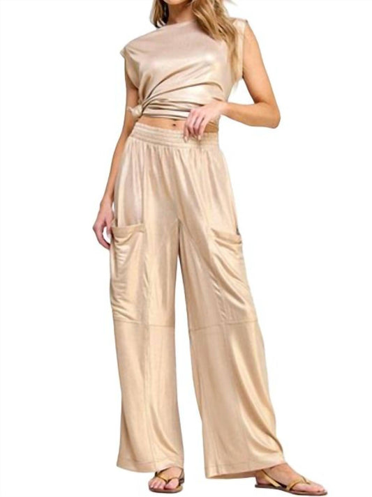 Miss Love - METALLIC PANT