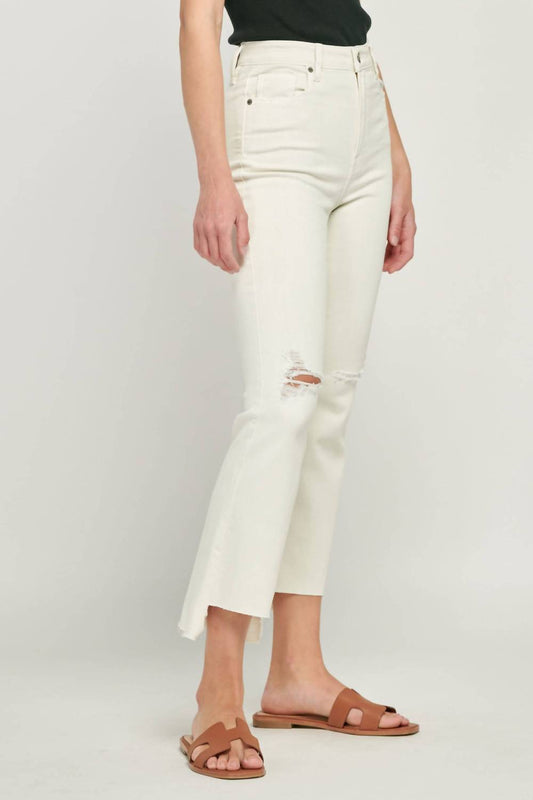 Hidden - Hidden Jeans Step Hem Cropped Flare