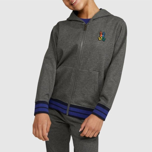 Psycho Bunny - Kid's Warwick Color Block Logo Hoodie