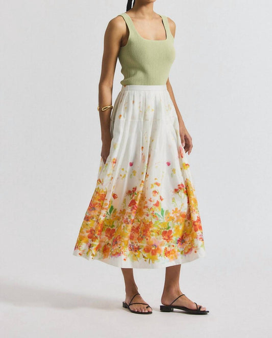 Derek Lam 10 Crosby - Alexia Organza Pleated Maxi Skirt